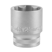 Douille 1/2" 6 pans 29mm chrome vanadium - INVENTIV